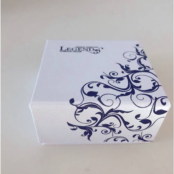 Double Heart Sterling Silver Necklace - Picture 3 of 7